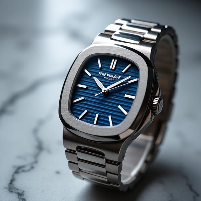 Jam tangan Patek Philippe Nautilus 5711 yang elegan.