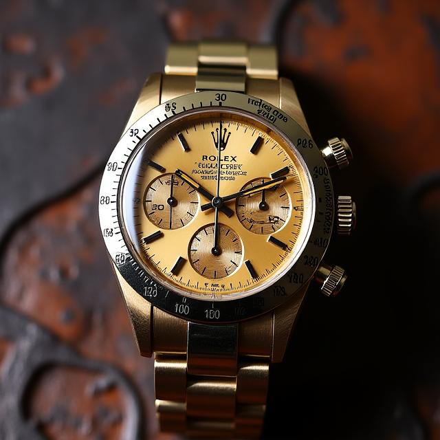 Jam tangan Rolex Daytona antik dari tahun 1972.